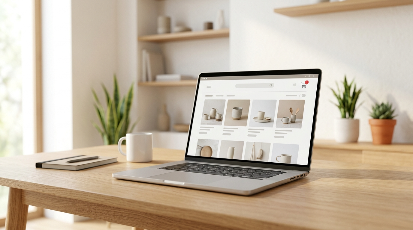 ホームページ制作の相談をする日本人ビジネスパーソン